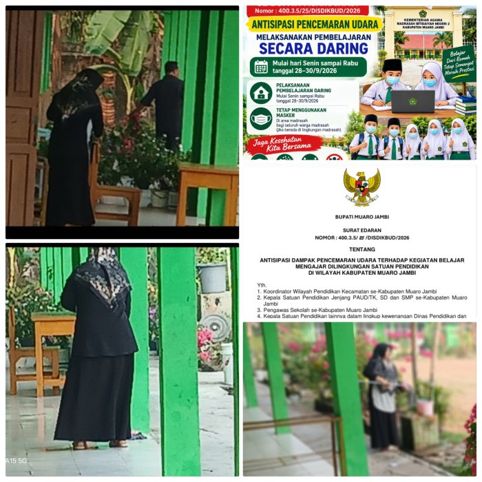 Kabut Asap Ganggu Belajar di MIN 2 Muaro Jambi Kabut Asap Ganggu Belajar di MIN 2 Muaro Jambi