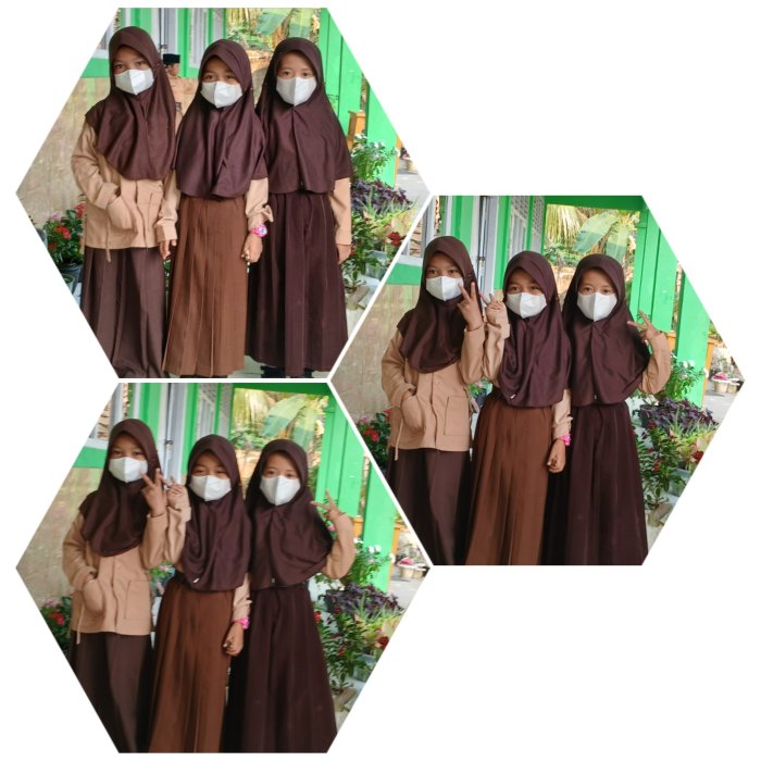 Siswa Kelas 2A MIN 2 Muaro Jambi Edukasi Penggunaan Masker Saat Kabut Asap