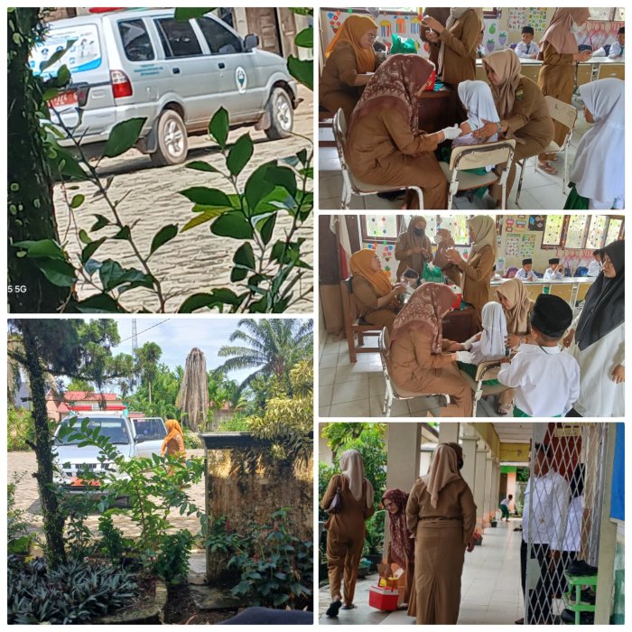 Puskesmas Kumpeh Ulu Laksanakan Imunisasi BIAS di MIN 2 Muaro Jambi