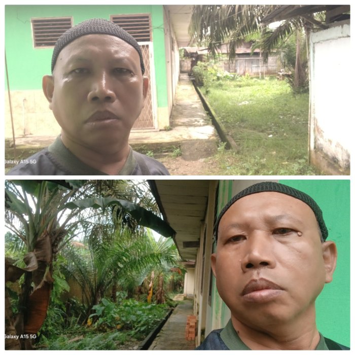 Staf MIN 2 Muaro Jambi Jaga Keamanan Saat Libur Sekolah