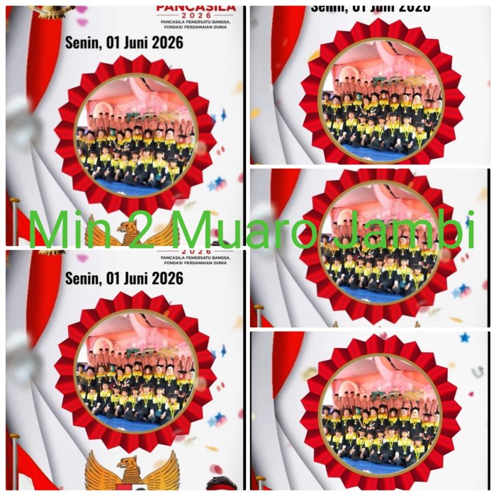MIN 2 Muaro Jambi Mengucapkan Selamat  Hari Lahir Pancasila 2026