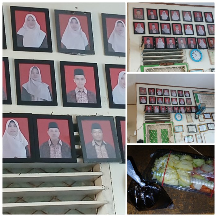 Piket Staf MIN 2 Muaro Jambi Meriah dengan Rujak Buah