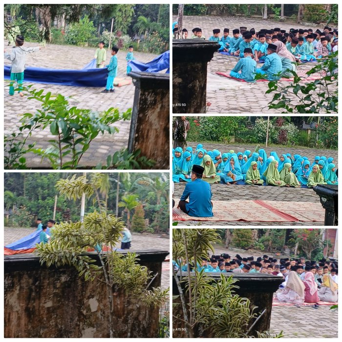 Guru dan Siswa Madrasah Muaro Jambi Gelar Bacaan Yasin