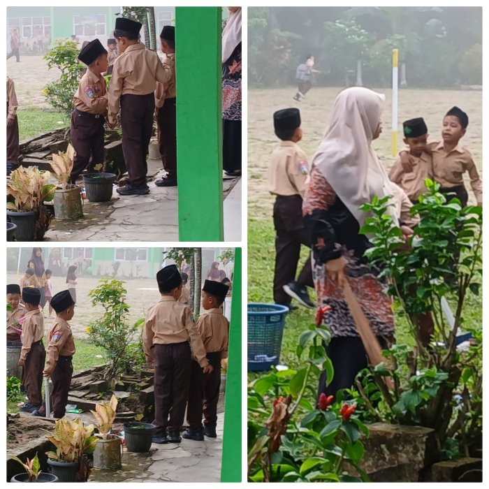 Siswa Kelas 1B Lakukan Aksi Bersih-Bersih di Madrasah Siswa Kelas 1B Lakukan Aksi Bersih-Bersih di Madrasah
