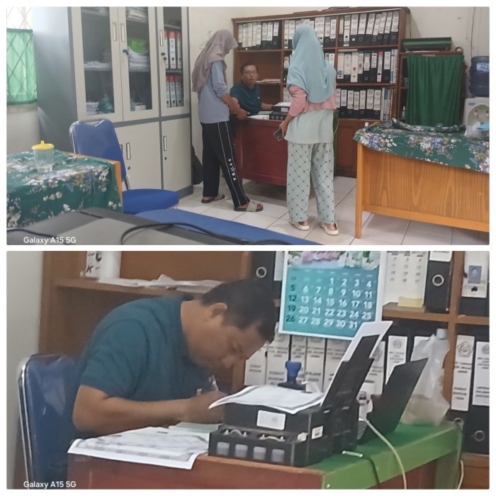 Staf TU MIN 2 Muaro Jambi Layani Legalisasi Ijazah Alumni