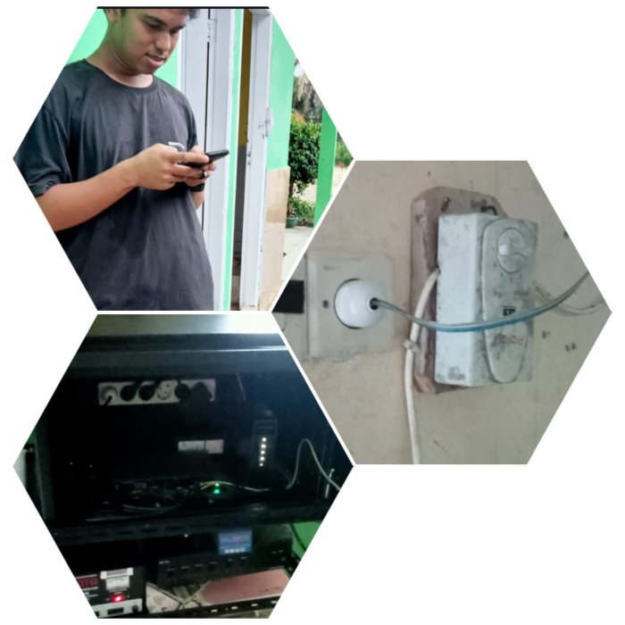 Petugas Dari Kominfo Perbaiki Jaringan Internet di MIN 2 Muaro Jambi