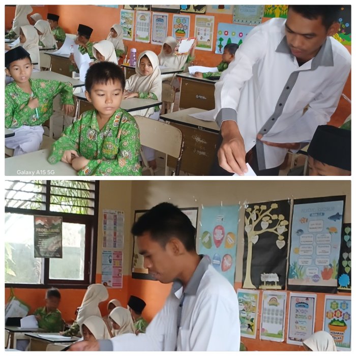 Pelaksanaan Ujian Semester di Madrasah Ibtidaiyah  Negeri  (MIN ) 2 Berjalan Tertib