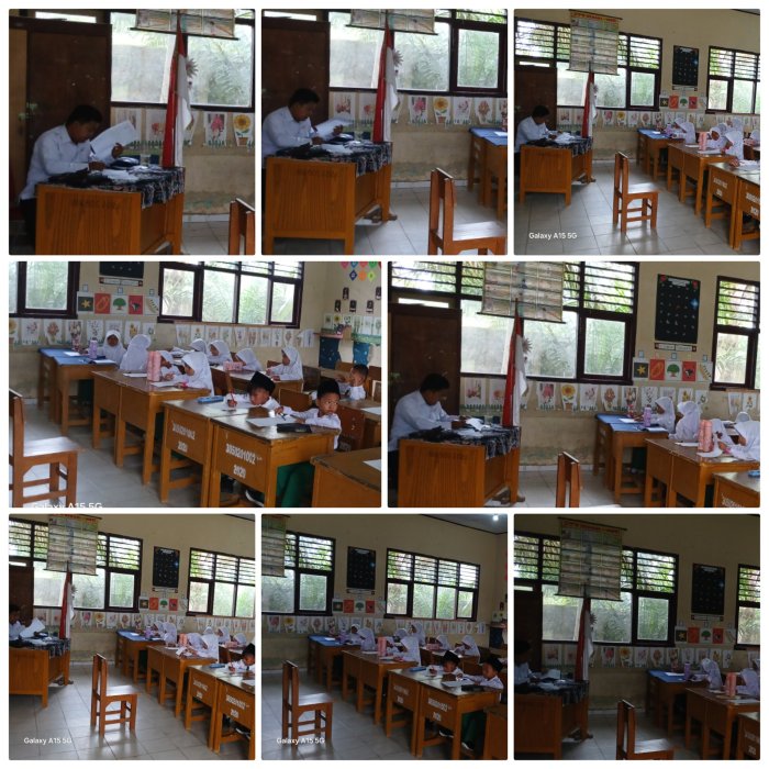 Cuaca Cerah Dukung Asesmen Akhir Semester di MIN 2 Muaro Jambi Berjalan Tertib
