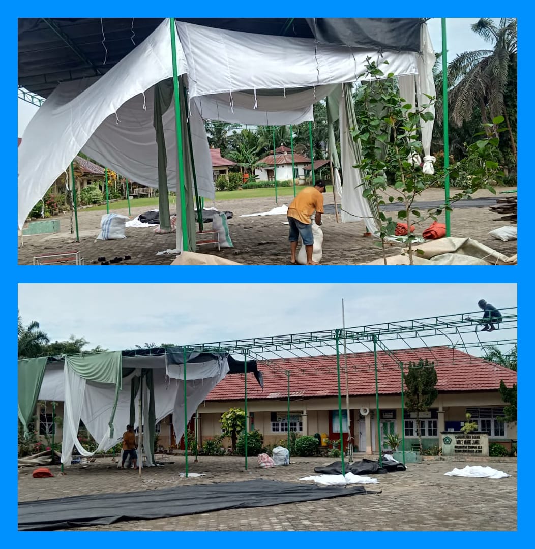 MIN 2 MUARO JAMBI MELAKSANAKAN KELULUSAN DAN LINGKUNGAN DIPASTIKAN BERSIH MIN 2 MUARO JAMBI MELAKSANAKAN KELULUSAN DAN LINGKUNGAN DIPASTIKAN BERSIH