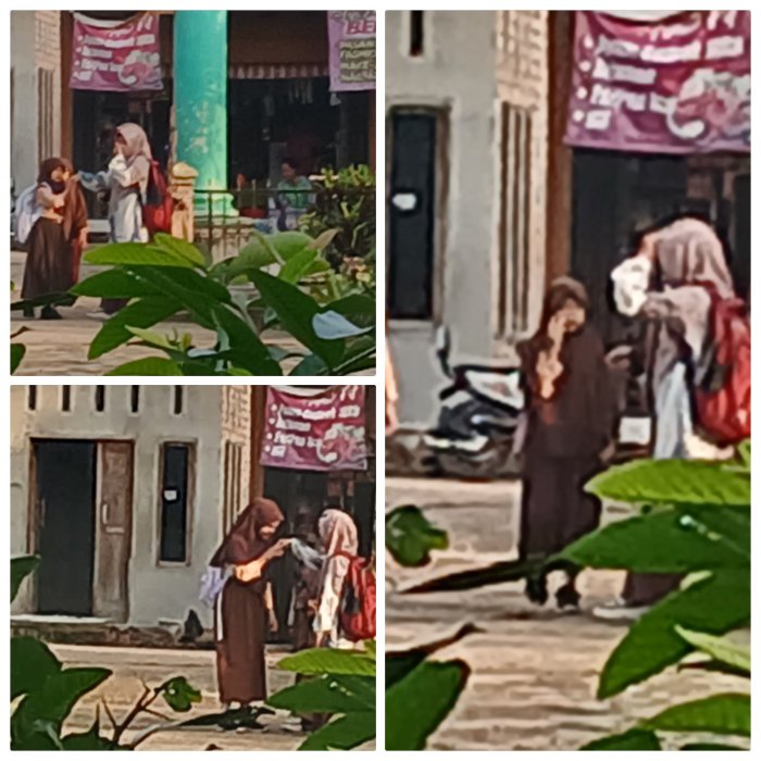 Guru Piket MIN 2 Muaro Jambi Sambut Siswa Pagi Yang Cerah Guru Piket MIN 2 Muaro Jambi Sambut Siswa Pagi Yang Cerah