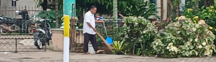 Ahmad Zamroni Ajak Jaga Kebersihan di MIN 2 Muaro Jambi