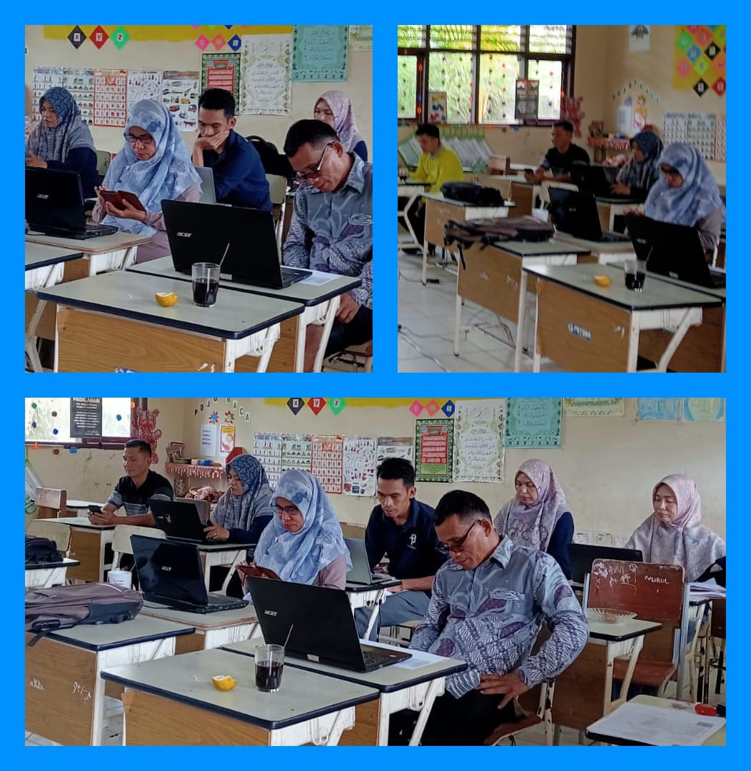 MIN 2 MUARO JAMBI MELAKSANAKAN PENGISIAN RAPORT