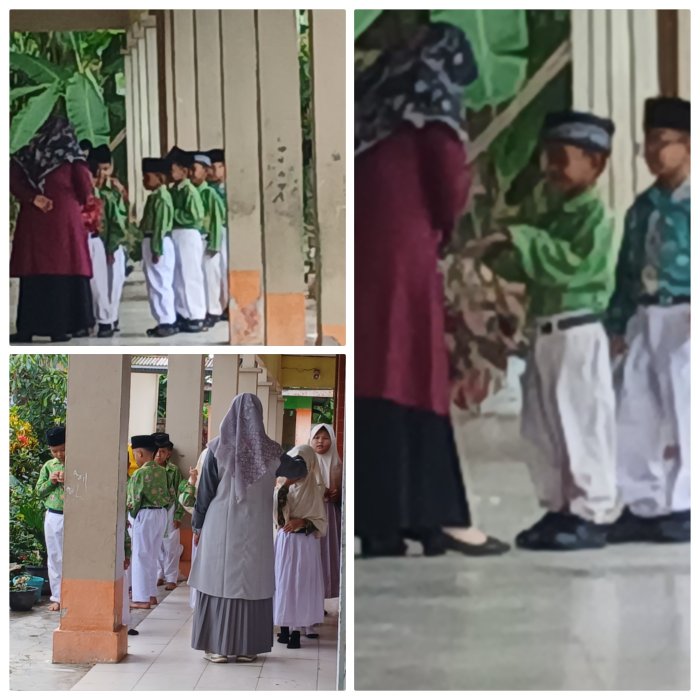 MIN 2 Muaro Jambi Rutin Periksa Kebersihan Kuku Siswa