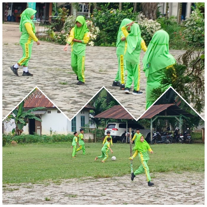 Siswa Kelas 5B MIN 2 Muaro Jambi Belajar di Alam Terbuka Siswa Kelas 5B MIN 2 Muaro Jambi Belajar di Alam Terbuka