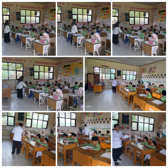 Guru MIN 2 Muaro Jambi Siapkan Siswa Hadapi Ujian Semester Guru MIN 2 Muaro Jambi Siapkan Siswa Hadapi Ujian Semester