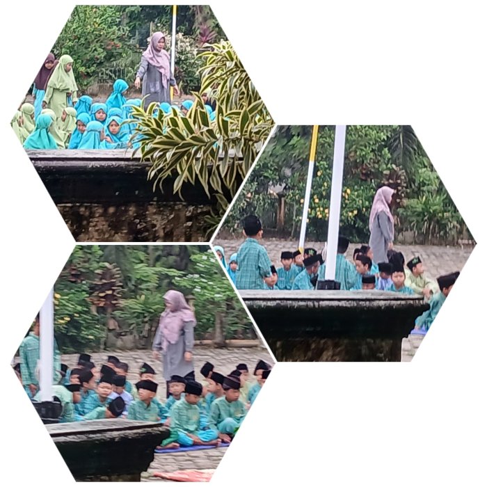 Guru MIN 2 Muaro Jambi Awasi Siswa Dalam Kegiatan Bacaan Yasin