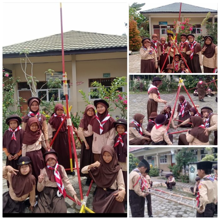 Pramuka MIN 2 Muaro Jambi Laksanakan Latihan Rutin