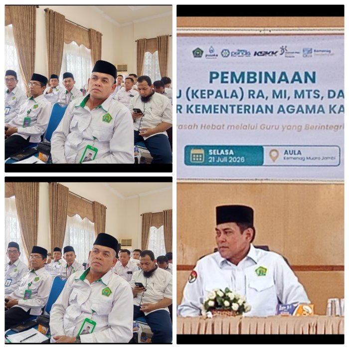 Kamad min 2 Muaro Jambi Ikuti kegiatan Pembinaan ASN Kemenag Jambi