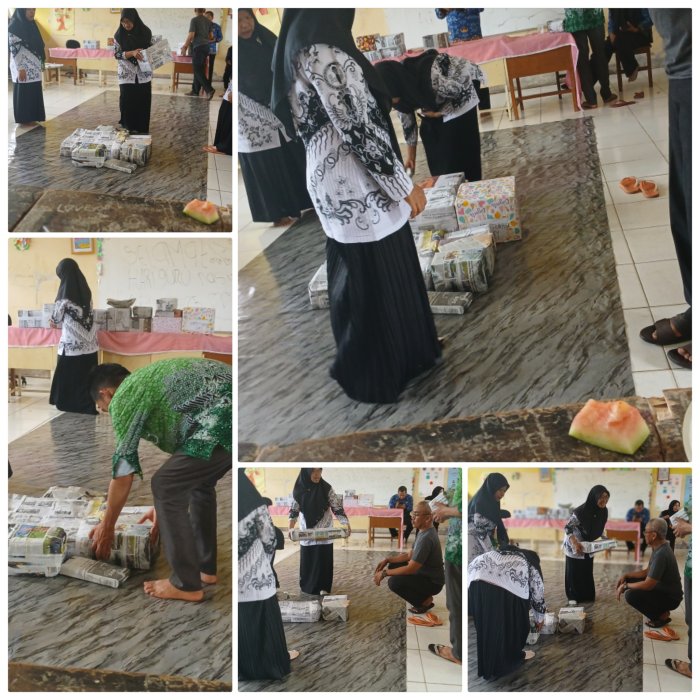 Guru MIN 2 Muaro Jambi Rayakan Hari Guru dengan Persiapan Tukar Kado Guru MIN 2 Muaro Jambi Rayakan Hari Guru dengan Persiapan Tukar Kado