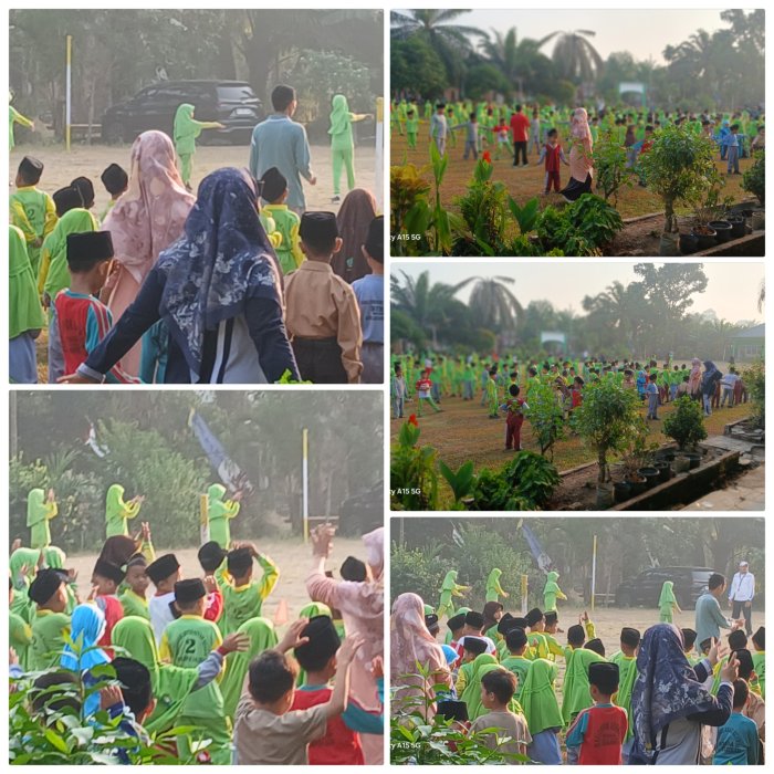MIN 2 Muaro Jambi Gelar Senam Bersama Tiga Variasi