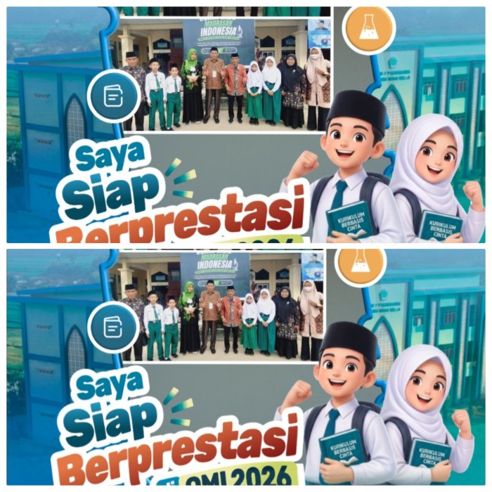 Pendamping dan Peserta OMI MIN 2 Muaro Jambi Gelar Foto Bersama