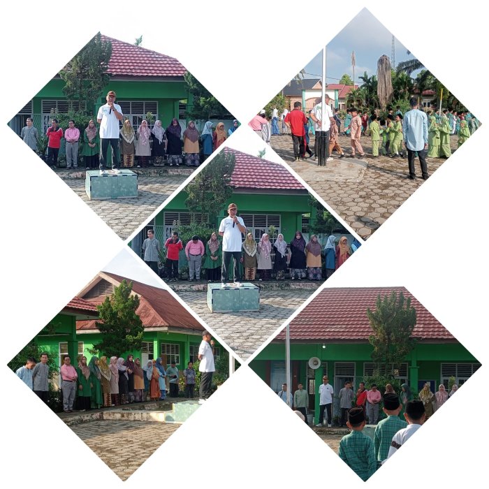 MIN 2 Muaro Jambi Gelar Apel Perpisahan Guru Bahasa Arab