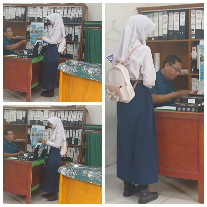 Staf TU MIN 2 Muaro Jambi Layani Legalisir Pada Alumni