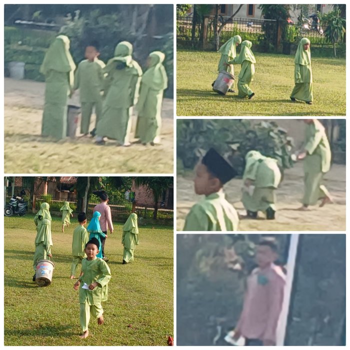 Libatkan Guru Dan Siswa Gelar Aksi Bersih Lingkungan Madrasah