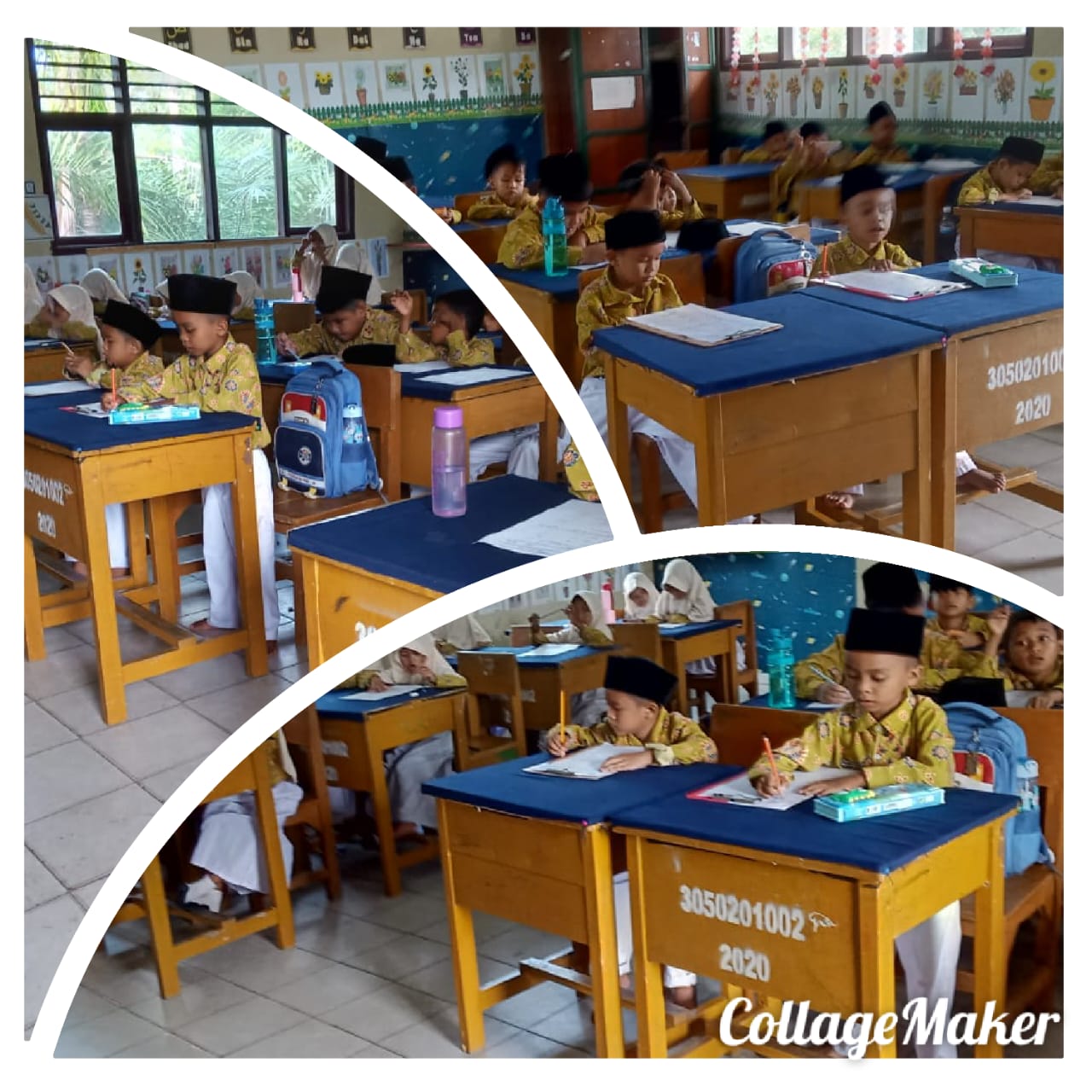 MIN 2 MUARO JAMBI MELAKSANAKAN UJIAN KENAIKKAN KELAS DAN SISWA BERANTUSIAS