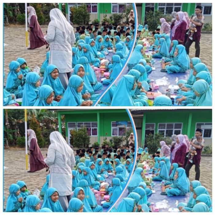 Siswa MIN 2 Muaro Jambi Antusias Ikuti Makan Bersama Siswa MIN 2 Muaro Jambi Antusias Ikuti Makan Bersama