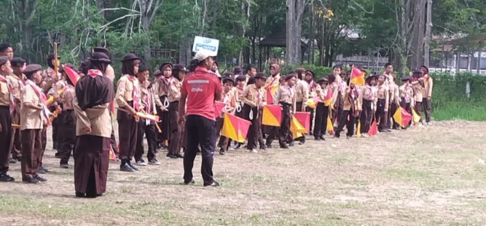 MIN 2 Muaro Jambi Ikuti Jambore Ranting di Kasang Pudak