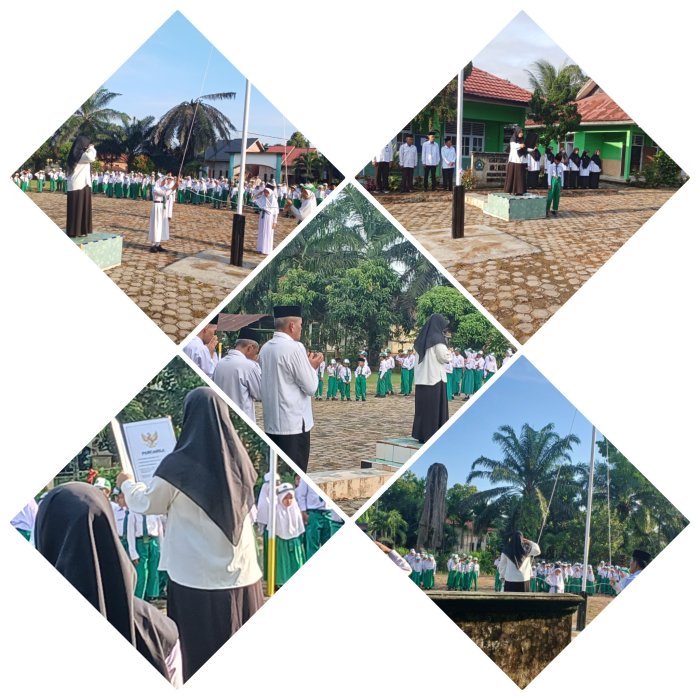 Yerlinah Pimpin Upacara di MIN 2 Muaro Jambi, Dorong Disiplin Siswa dalam belajar