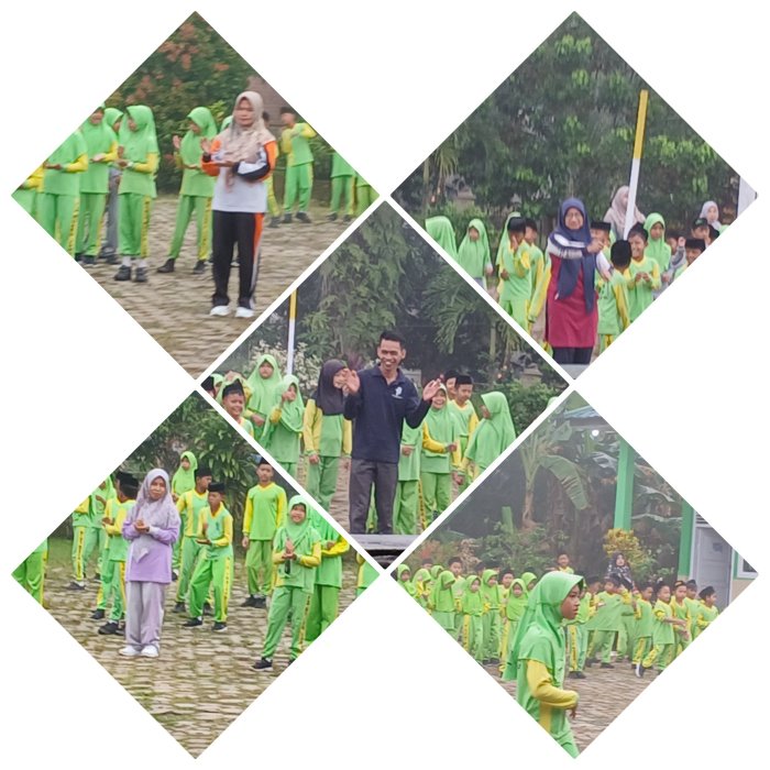Senam Pagi Bersama Derani Instruktur Cilik di MIN 2 Muaro Jambi Senam Pagi Bersama Derani Instruktur Cilik di MIN 2 Muaro Jambi