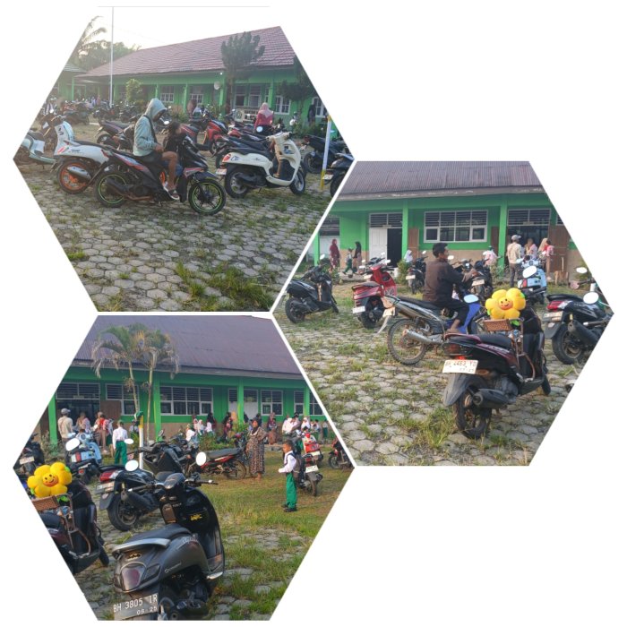 Wali Murid Meriahkan Hari Pertama  Masuk Sekolah di MIN 2 Muaro Jambi Berlangsung  aman