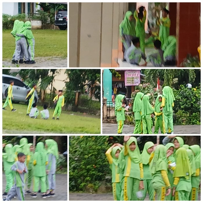 SEKELOMPOK SISWA/I MIN 2 MUARO JAMBI BERMAIN SEBAGAI BENTUK PENGEMBANGAN KARAKTER