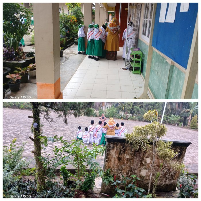 Siswa Kelas 3A MIN 2 Muaro Jambi Pimpin Upacara Bendera