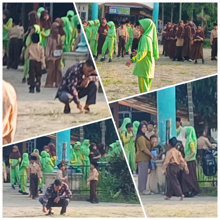 Guru dan Siswa MIN 2 Muaro Jambi Gelar Aksi Bersih Sampah