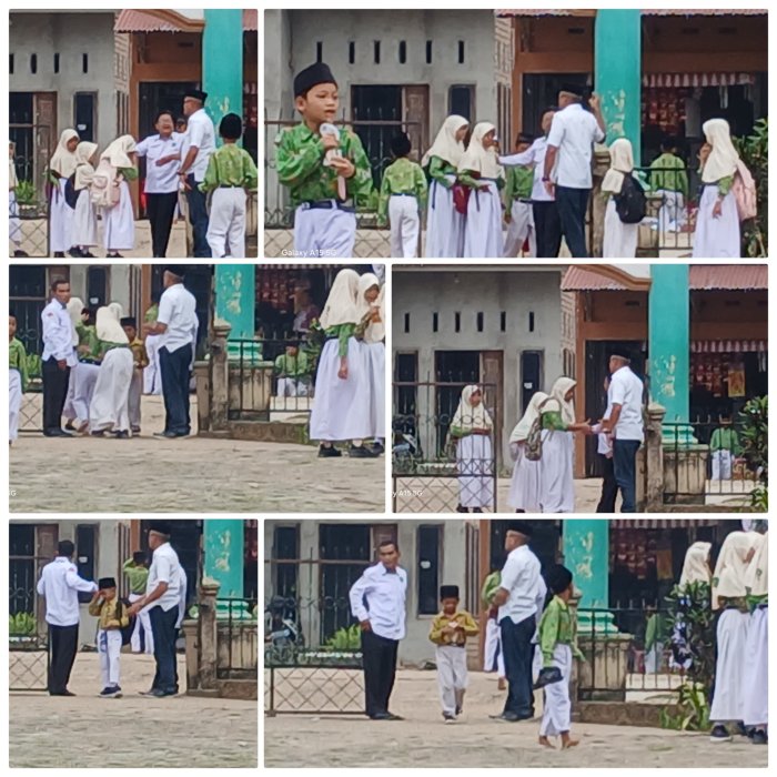 Hamdi Kamad Dampingi Guru Sambut Siswa di MIN 2 Muaro Jambi