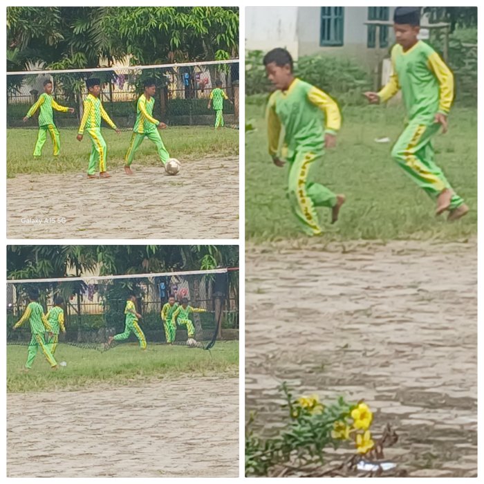 Siswa MIN 2 Muaro Jambi Bermain Kejarlah Tikus