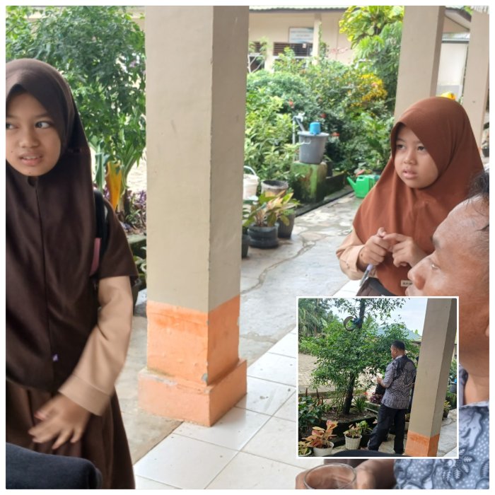 Bella Siswi MIN 2 Muaro Jambi Tunjukkan Kepedulian Teman