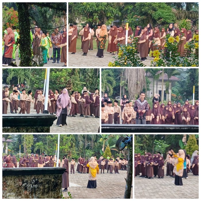 MIN 2 Muaro Jambi Senam NTT Bersama STIKES Baiturrahim