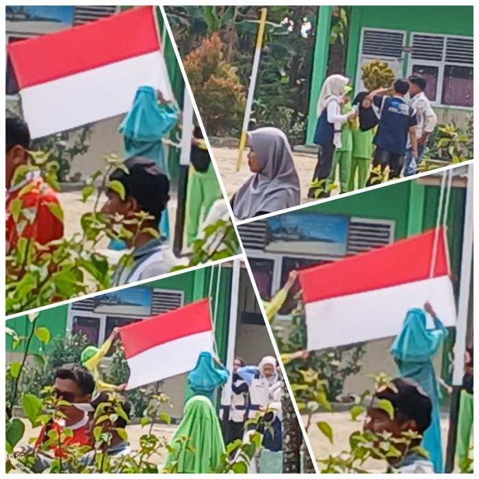 Guru dan Mahasiswa UIN STS Jambi Latih Upacara Bendera