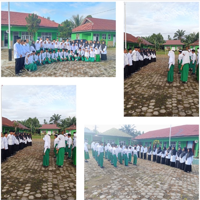 Siswa MIN 2 Muaro Jambi Gelar Foto Bersama Jelang Ujian