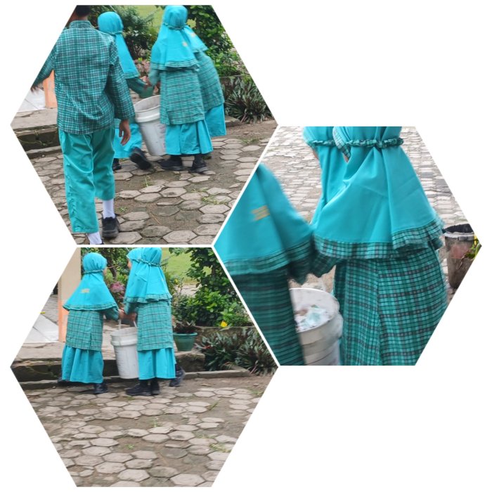 Tiga Siswa MIN 2 Muaro Jambi Gelar Aksi Bersih Madrasah