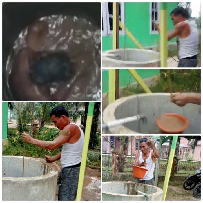 Warga Madrasah MIN 2 Muaro Jambi Manfaatkan Cuaca Untuk Gali Sumur Warga Madrasah MIN 2 Muaro Jambi Manfaatkan Cuaca Untuk Gali Sumur